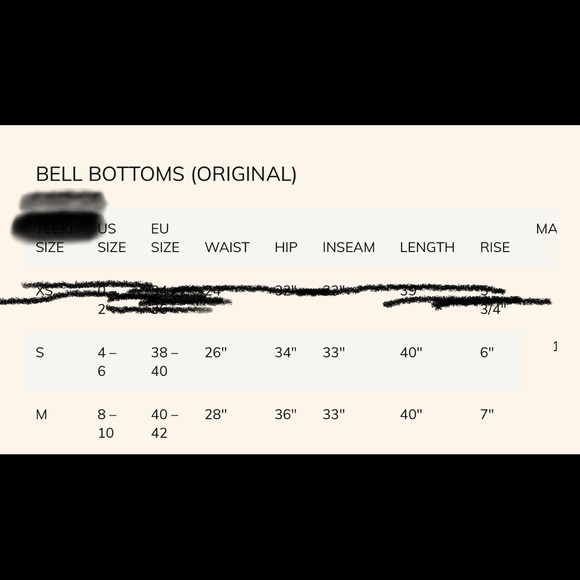 2 pieces new one bell bottom and top - Picture 16 of 16